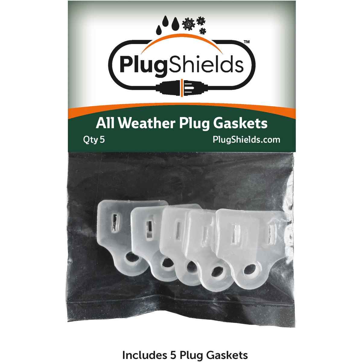 Outdoor Weatherproof Extension Cord Gaskets; Christmas Light Weatherproof Gaskets