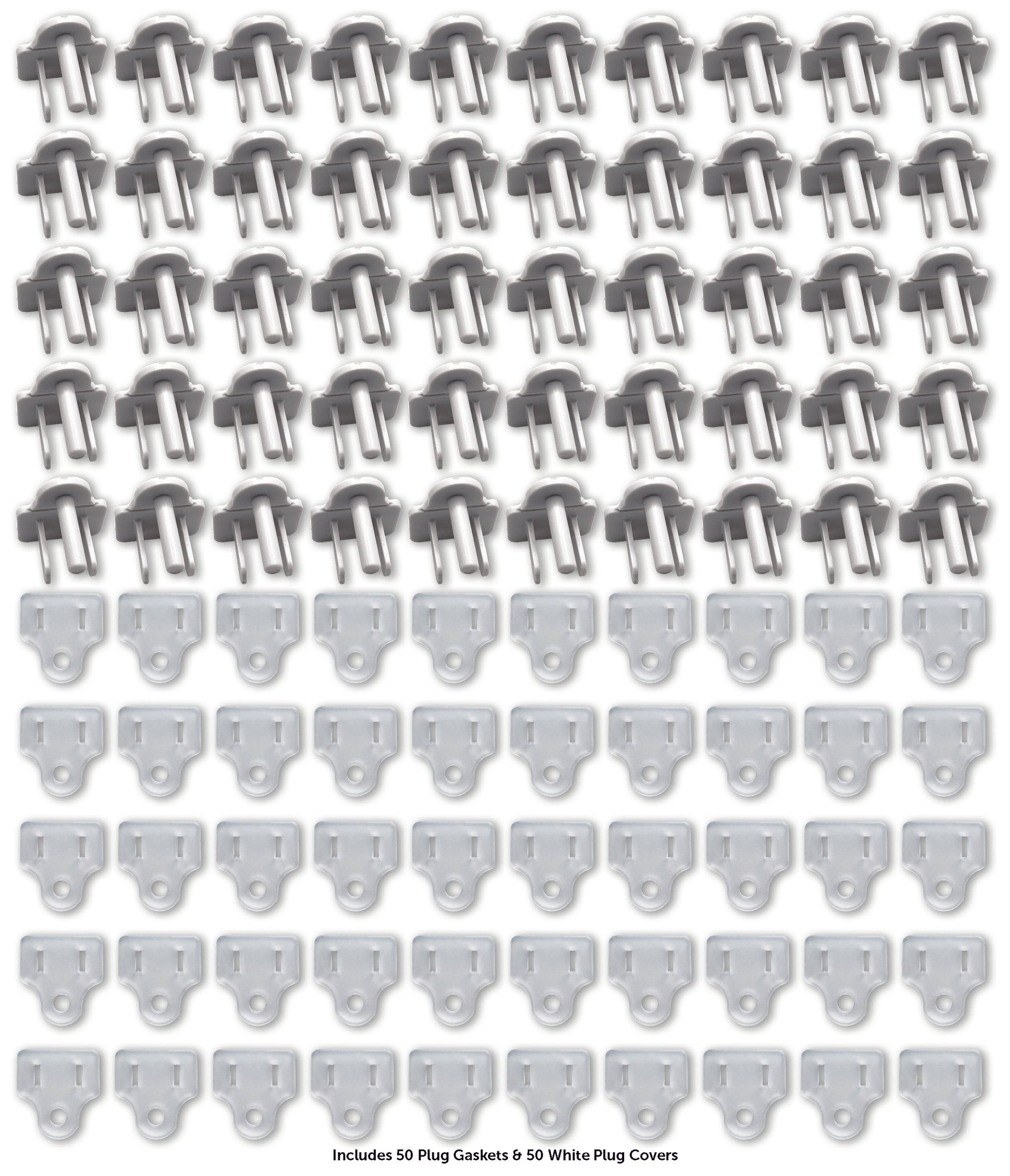 Weatherproof Extension Cord Gaskets and Plug Covers Packs