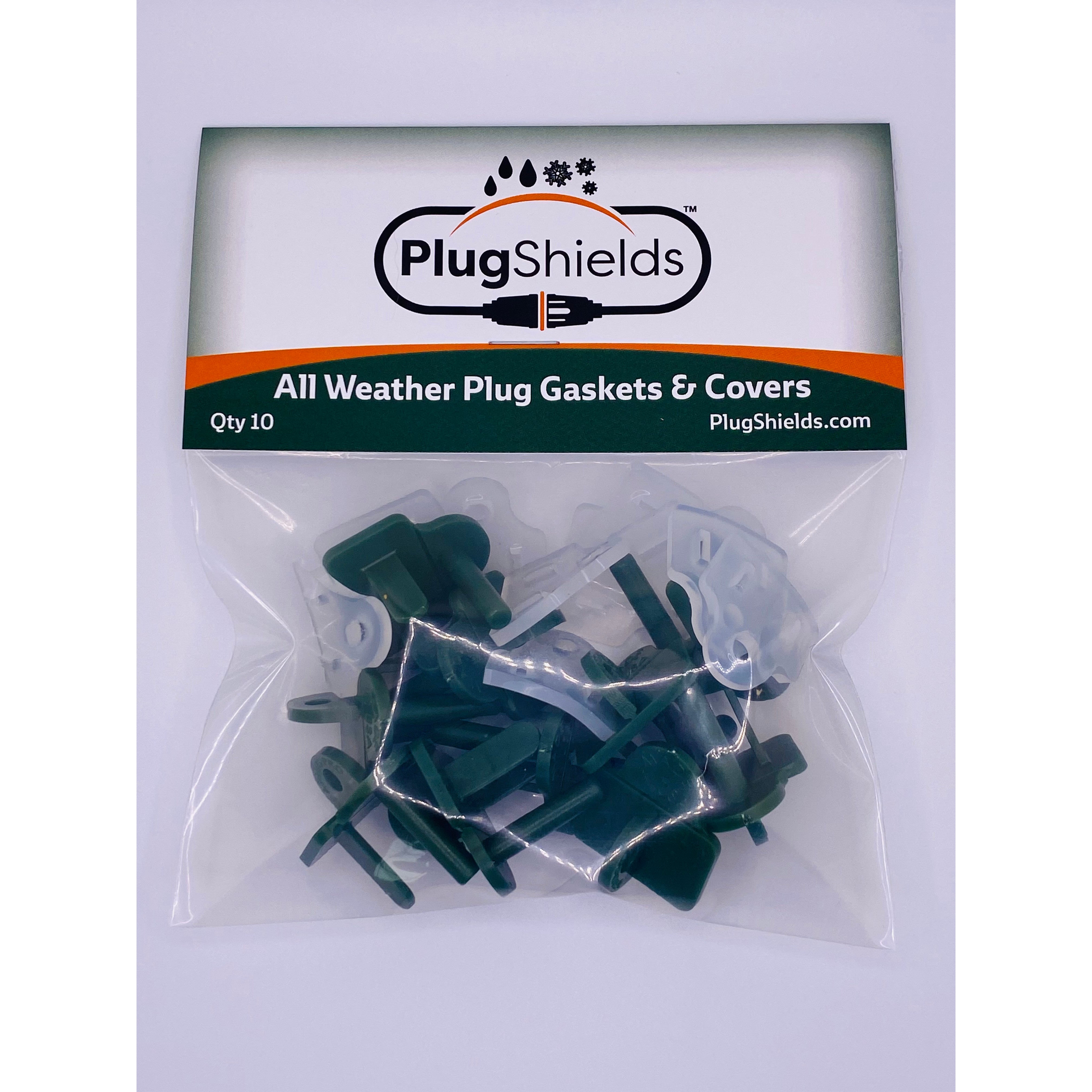 Shield Plug Components Weatherproof Extension Cord Gaskets and Plug Covers (Combo Packs ...
