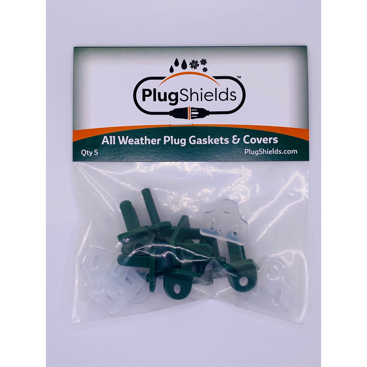 Outdoor Weatherproof Extension Cord Gaskets and Plug Covers (combo packs)