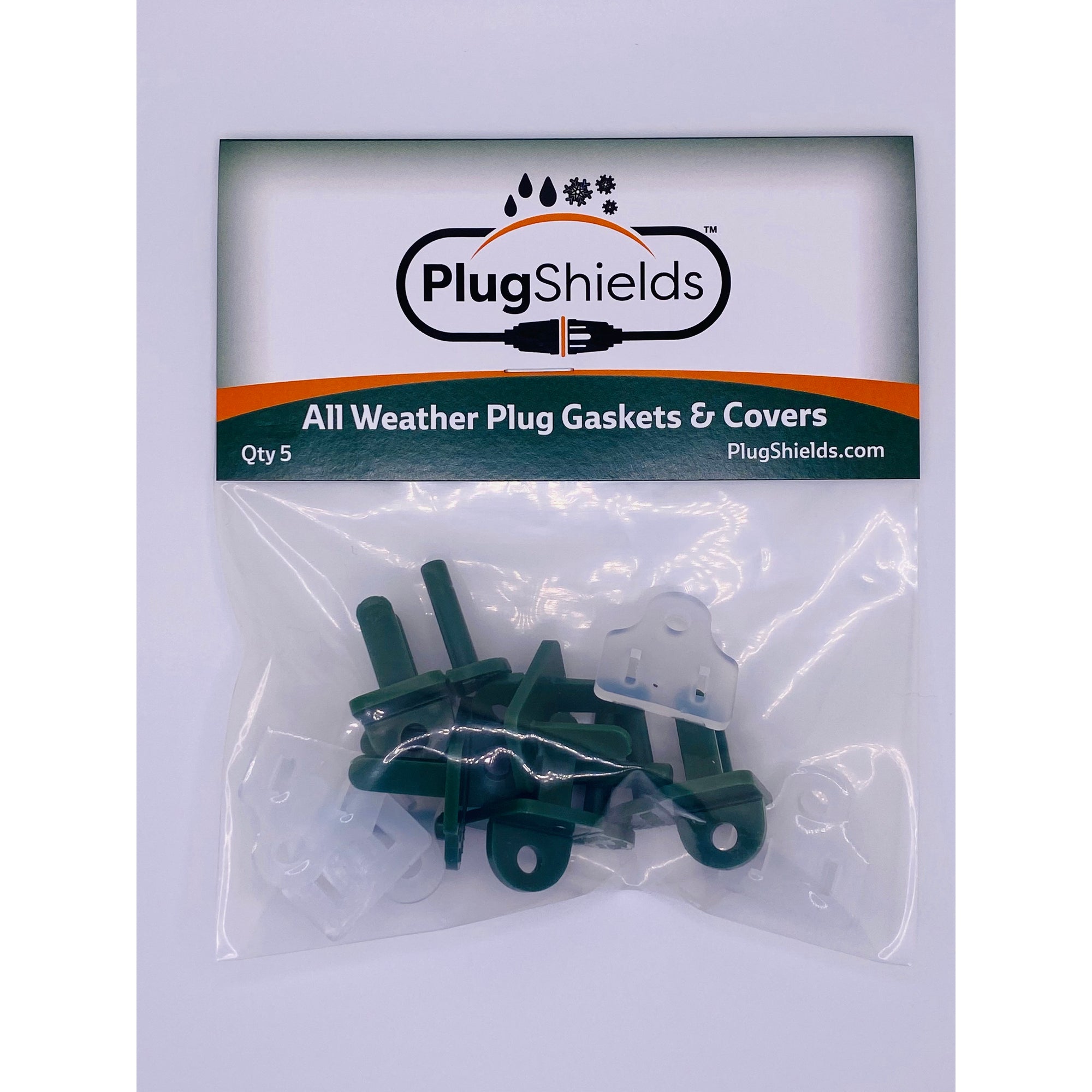 Weatherproof Extension Cord Gaskets and Plug Covers Packs) PlugShields